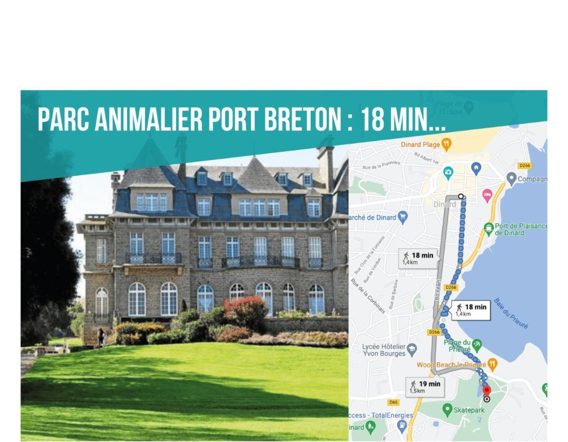 Homard And Fox, Appartement 2 Chambres 100M De La Mer ดีนาร์ ภายนอก รูปภาพ